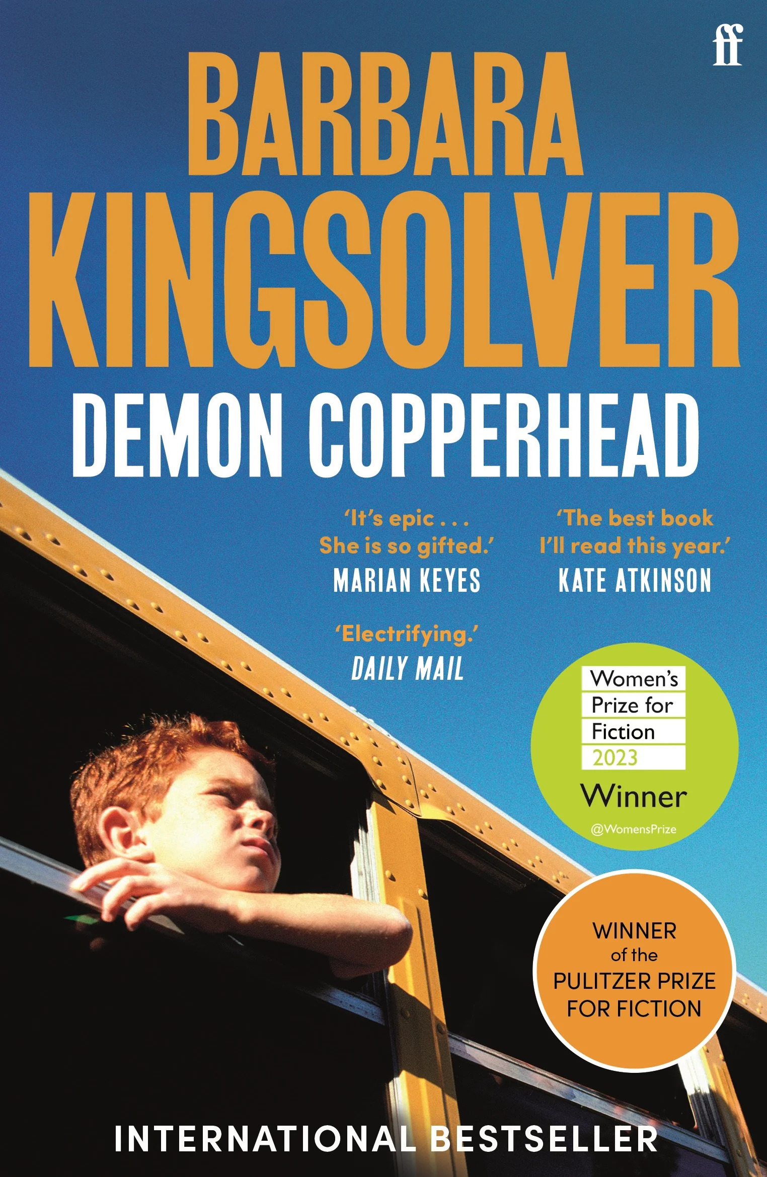 Cover of Barbara Kingsolver's 2022 novel 'Demon Copperhead'.